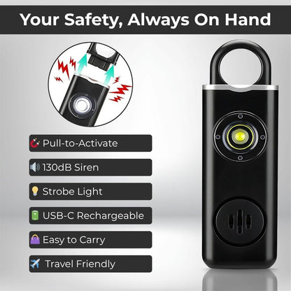 BlareGuard Personal Safety Alarm | 130dB Keychain Alarm for Everyone