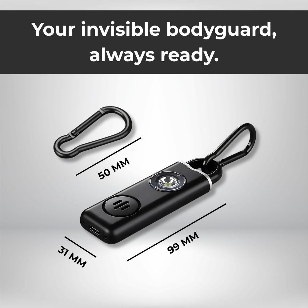BlareGuard Personal Safety Alarm | 130dB Keychain Alarm for Everyone